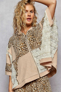 Leopard POL Lace Hoodie
