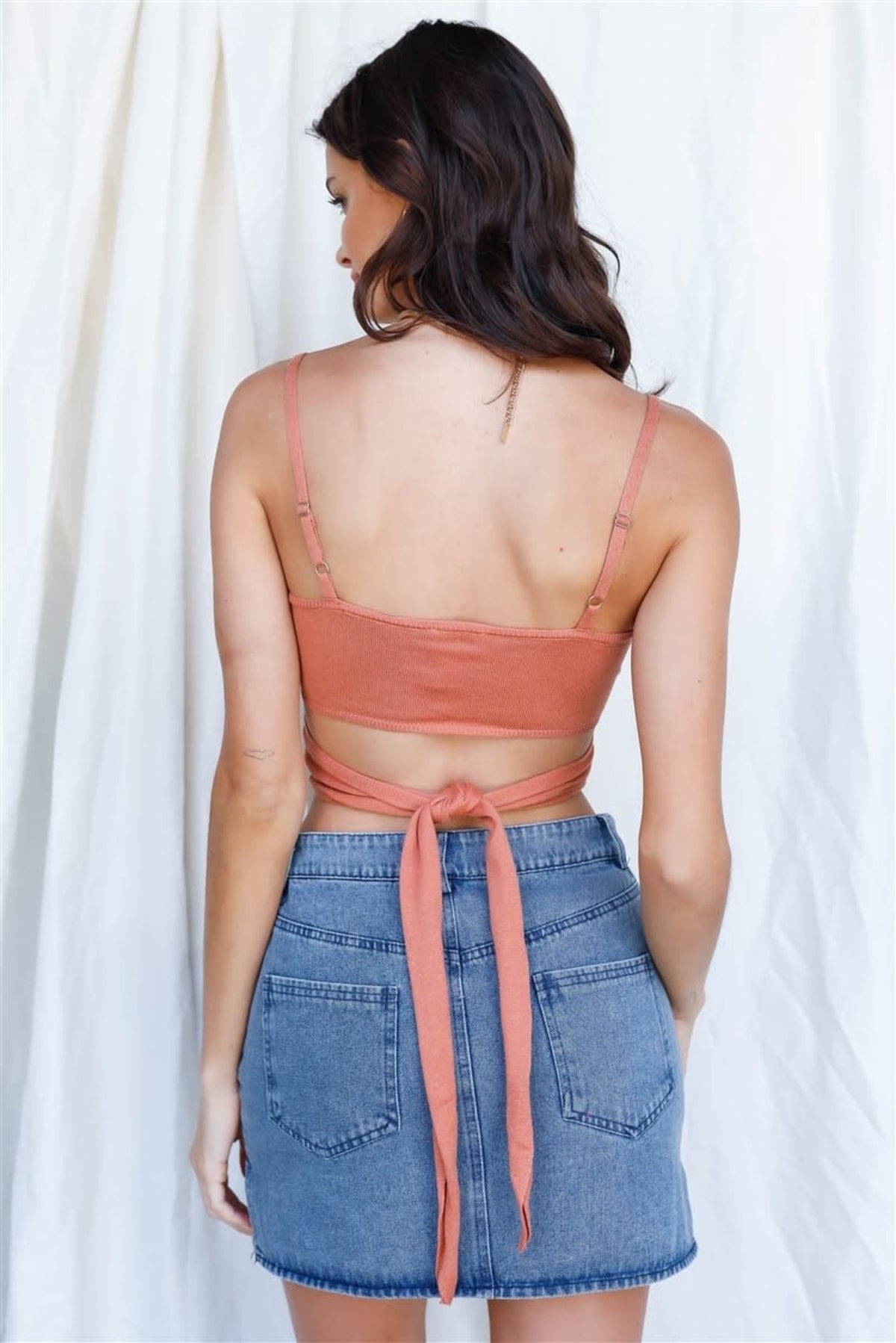 Rust Tie Back Cami