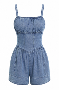 Soft Denim Romper