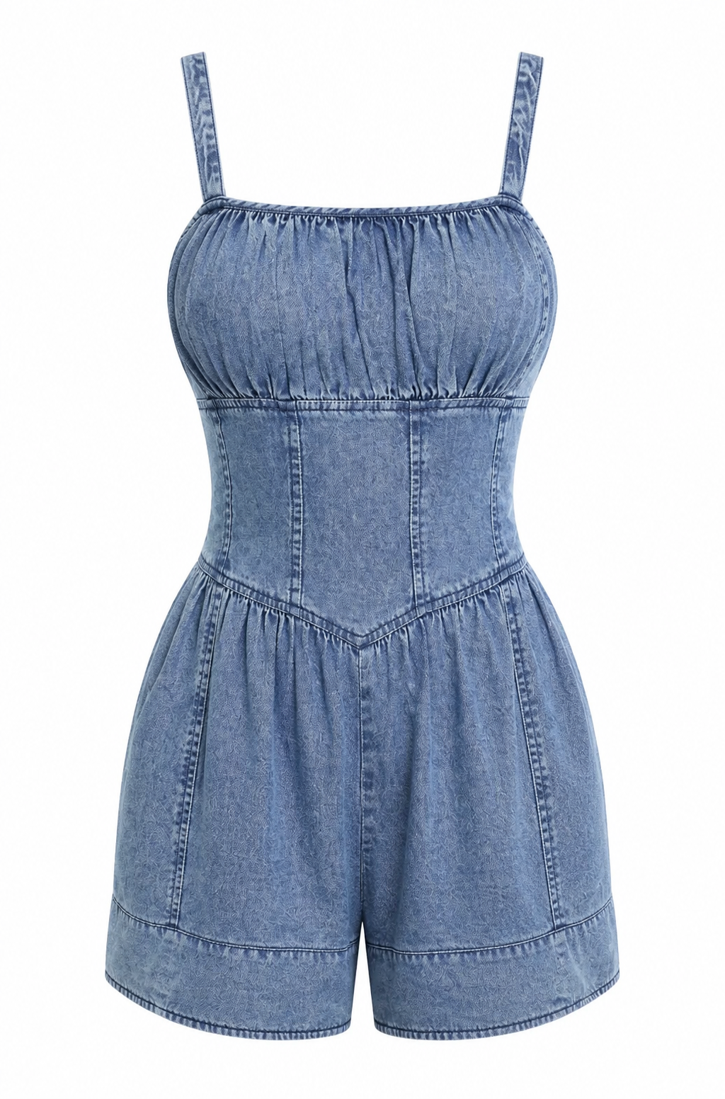 Soft Denim Romper