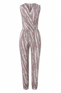Pink Sleeveless Jumpsuit