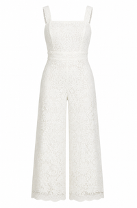 White Lace Jumpsuit
