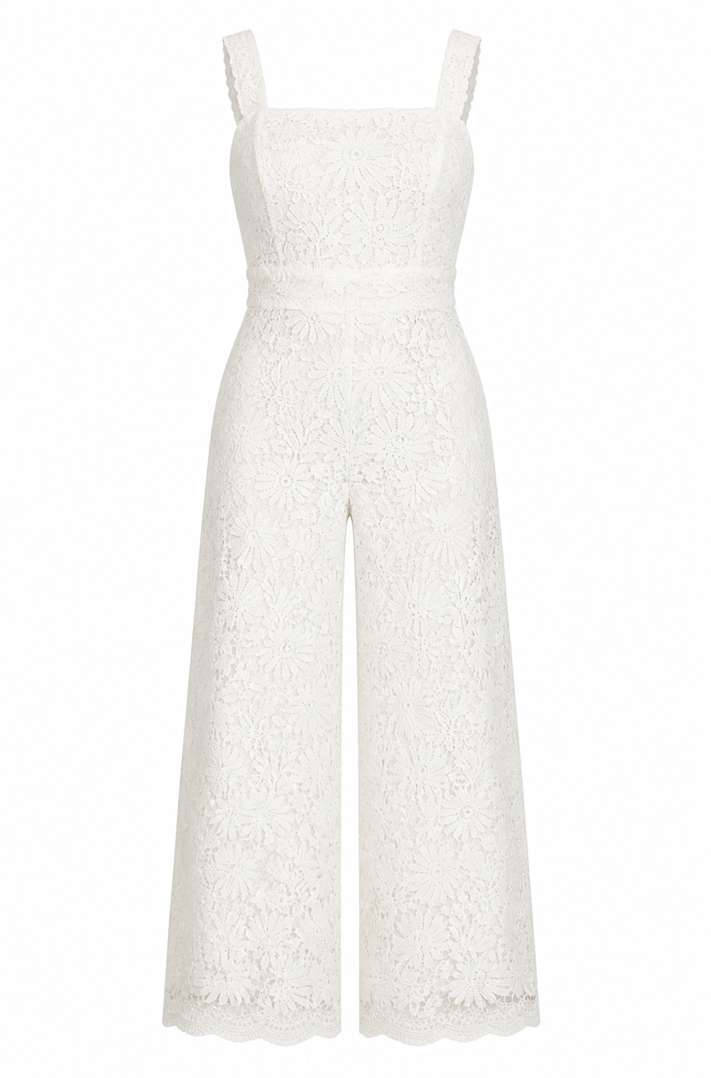 White Lace Jumpsuit