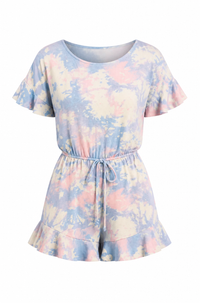 Tie Dye Terry Romper