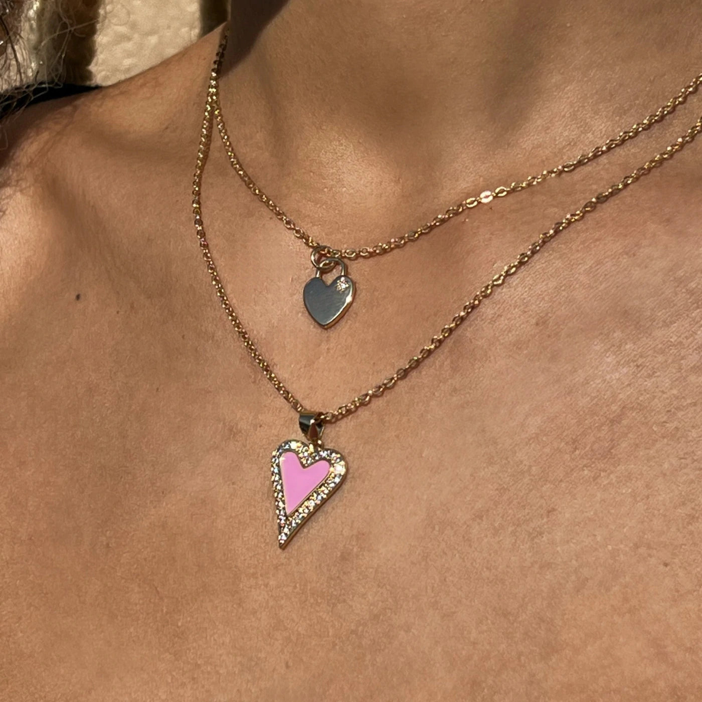 Jonesy Wood dainty heart necklace