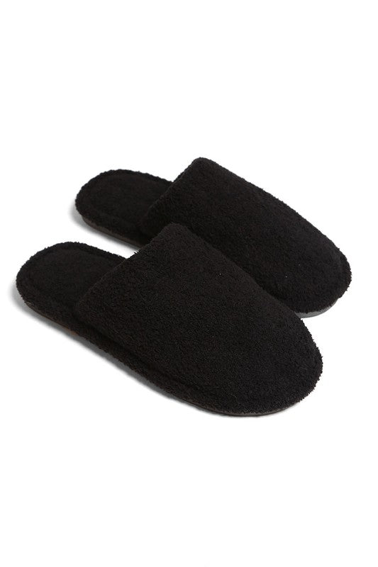 Womens black deals house slippers