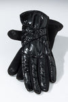 black smart touch gloves