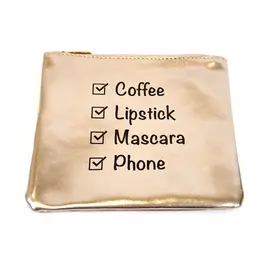 checklist cosmetic bag