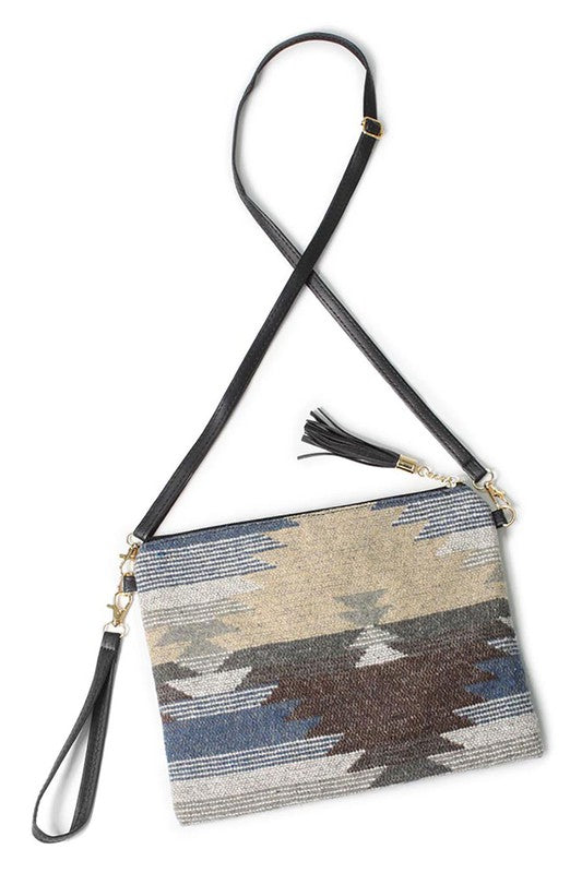 Western Print crossbody/clutch bag