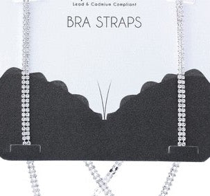 rhinestone bra straps 2 rows