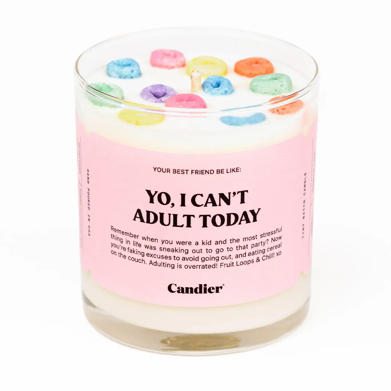 Yo I Can't Adult Candle