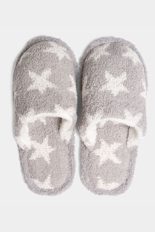 Soft discount star slippers